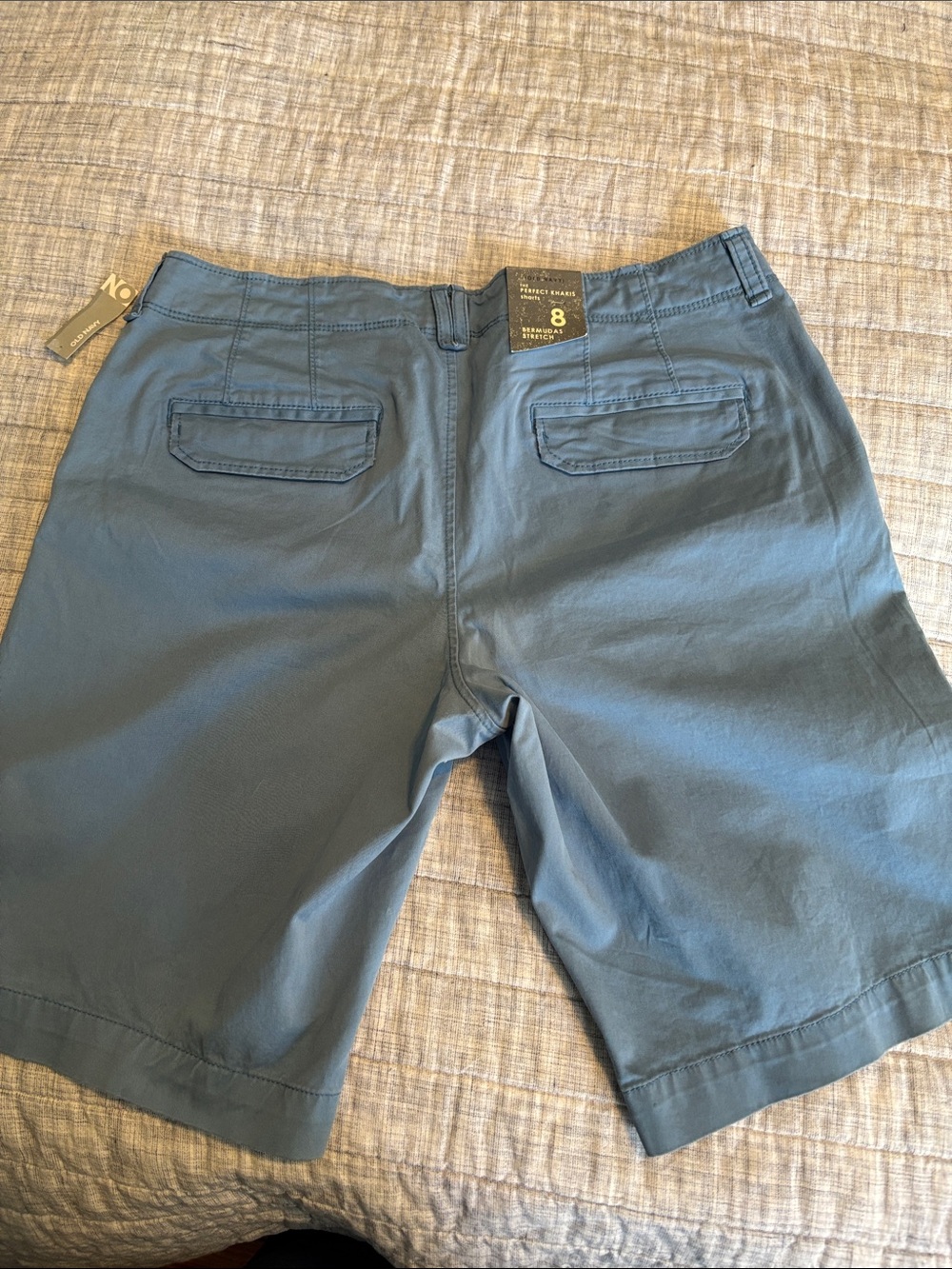 Old Navy Light Blue Women's Bermuda Shorts - Picture 3 of 5
